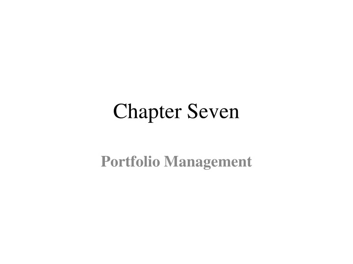 chapter seven