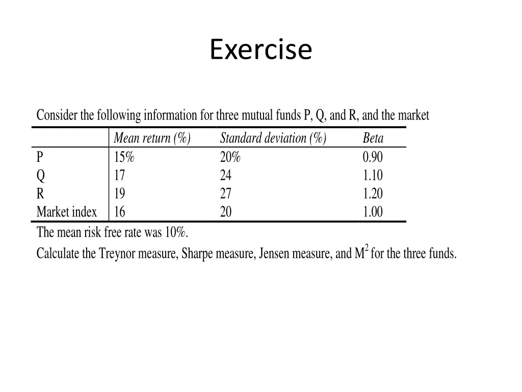 exercise