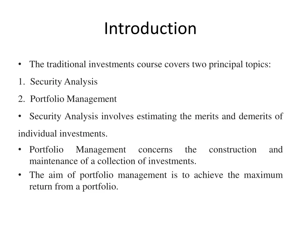 introduction