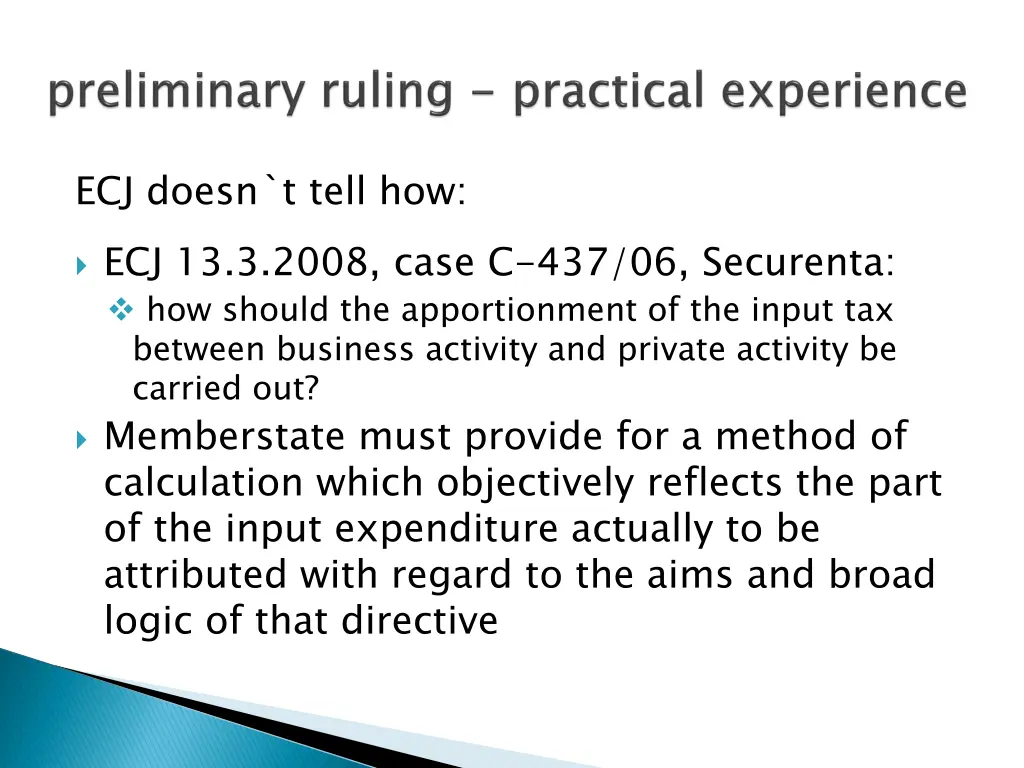 ecj doesn t tell how ecj 13 3 2008 case