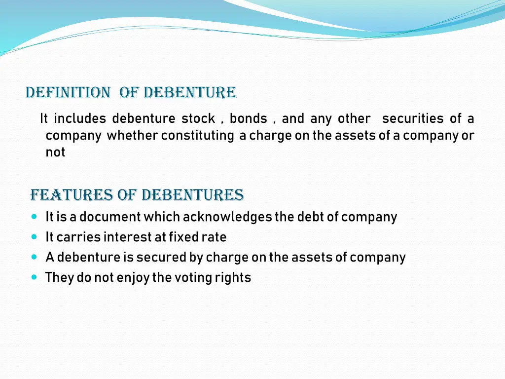 definition of debenture