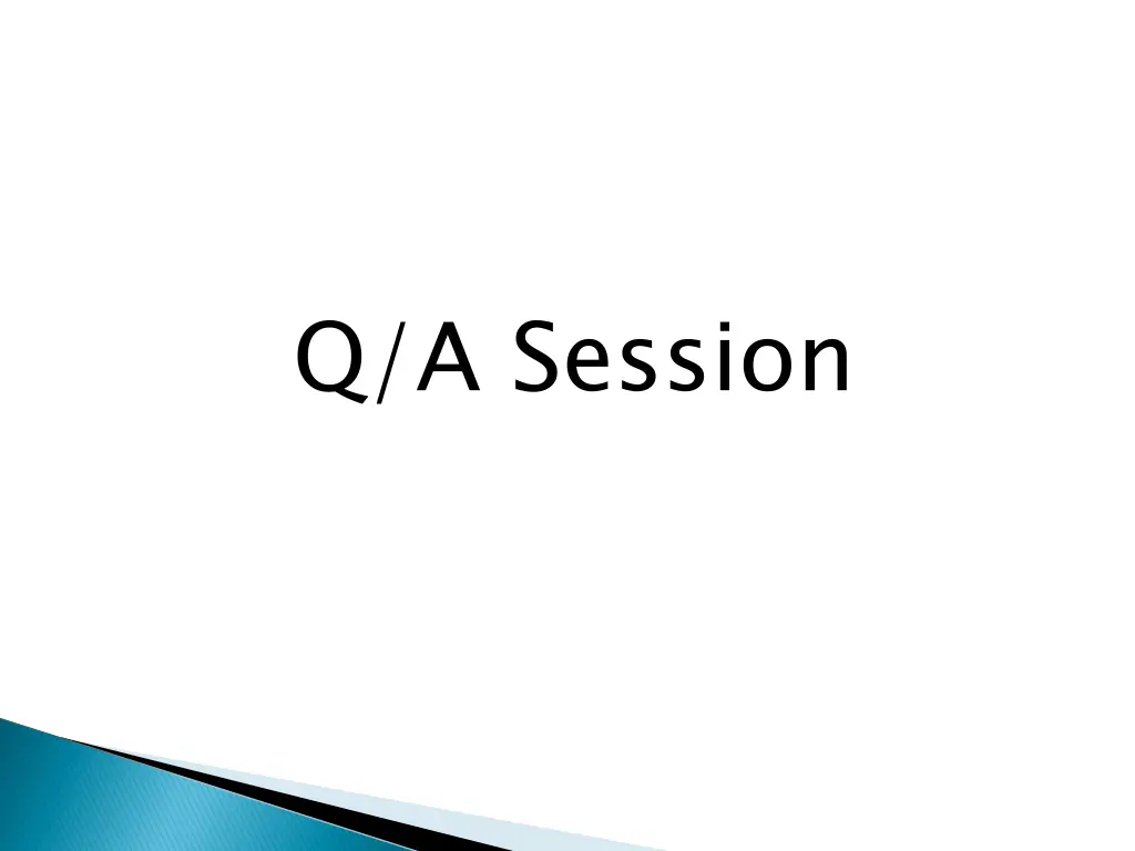 q a session