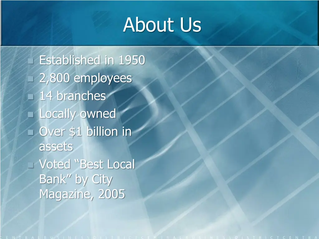 about us