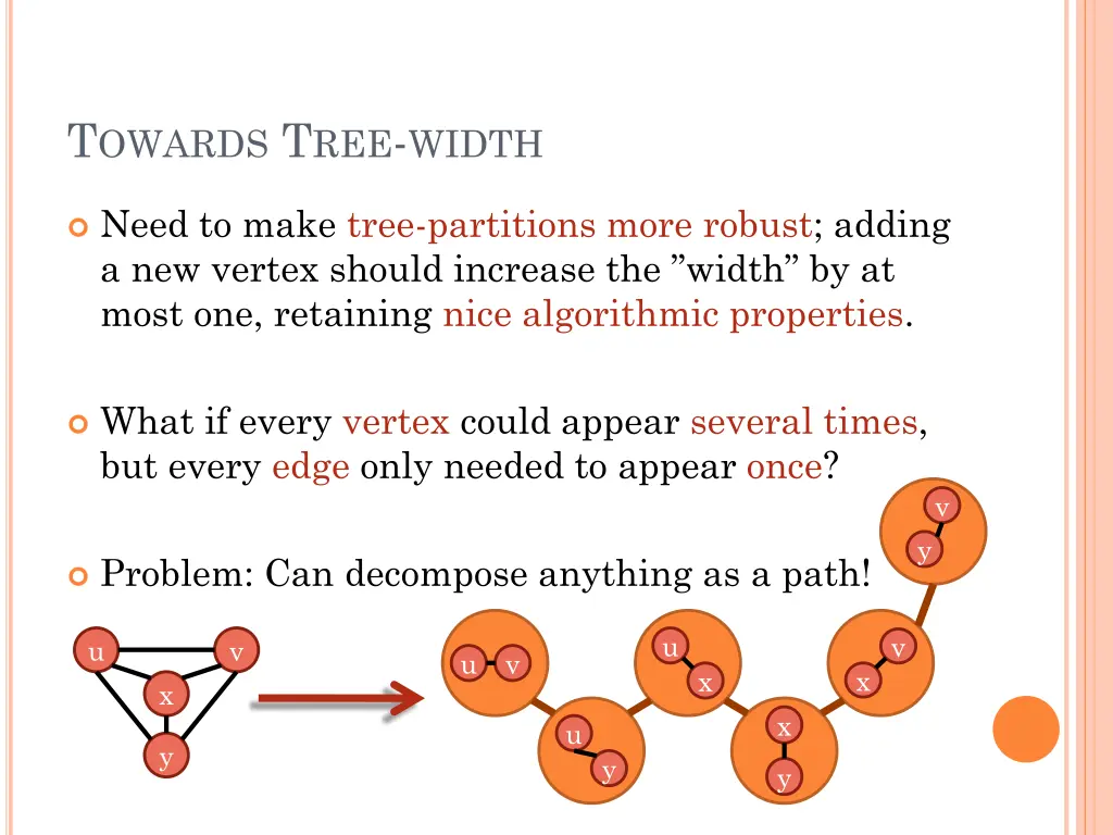 t owards t ree width