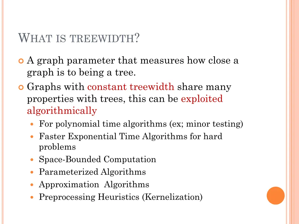 w hat is treewidth