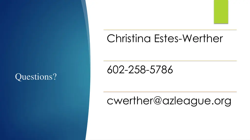 christina estes werther