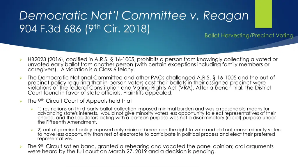 democratic nat l committee v reagan