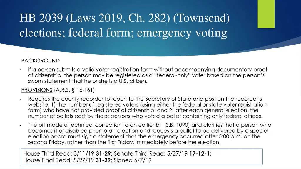 hb 2039 laws 2019 ch 282 townsend elections