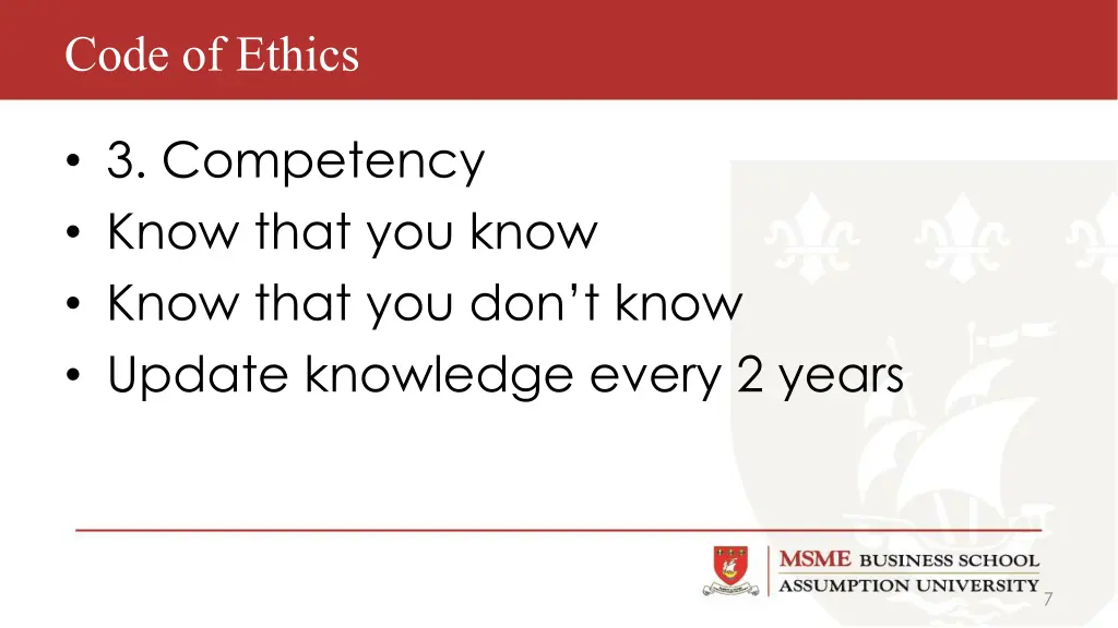 code of ethics 3