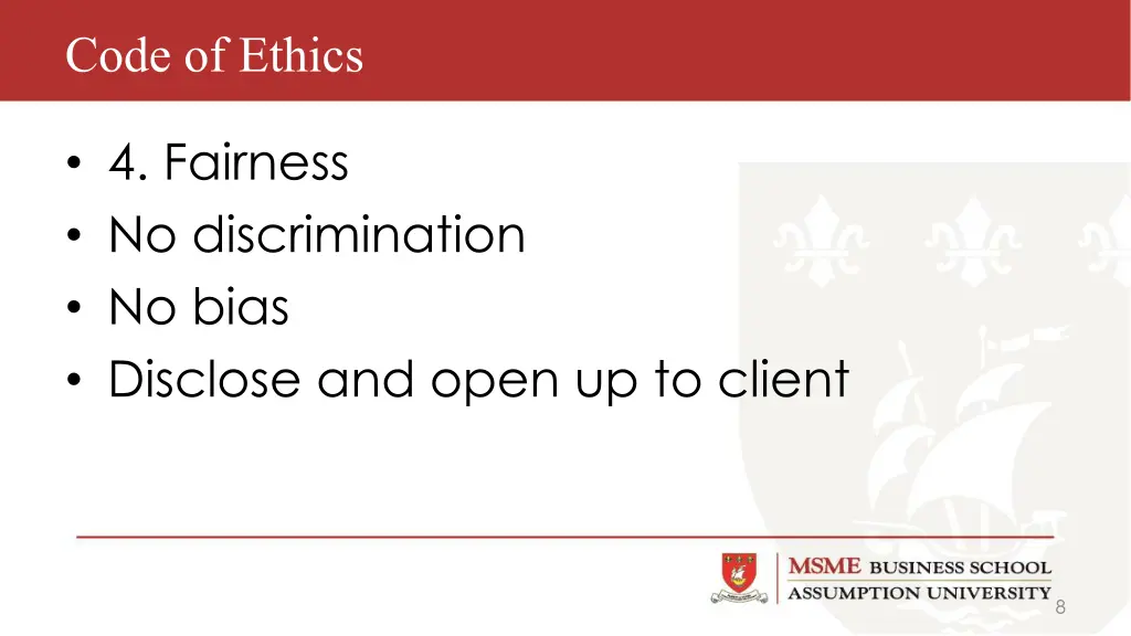 code of ethics 4