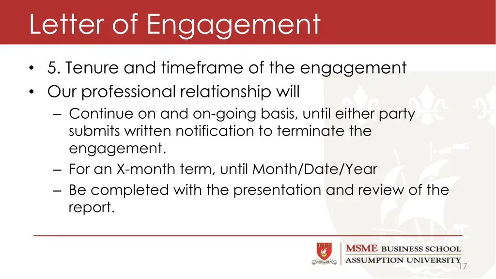 letter of engagement 5