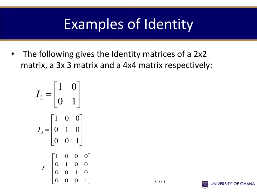 examples of identity
