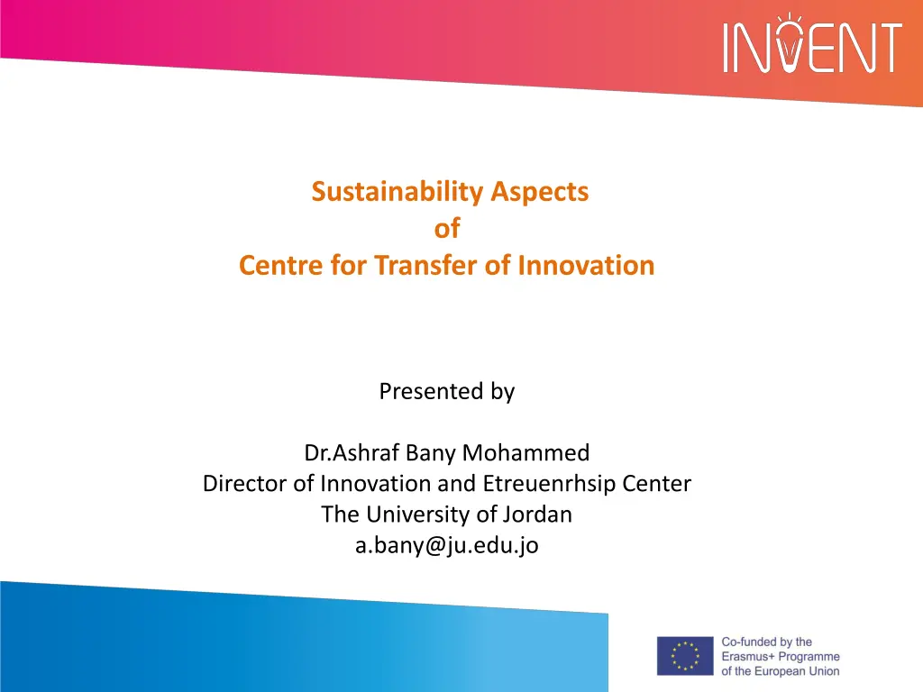 sustainability aspects of centre for transfer