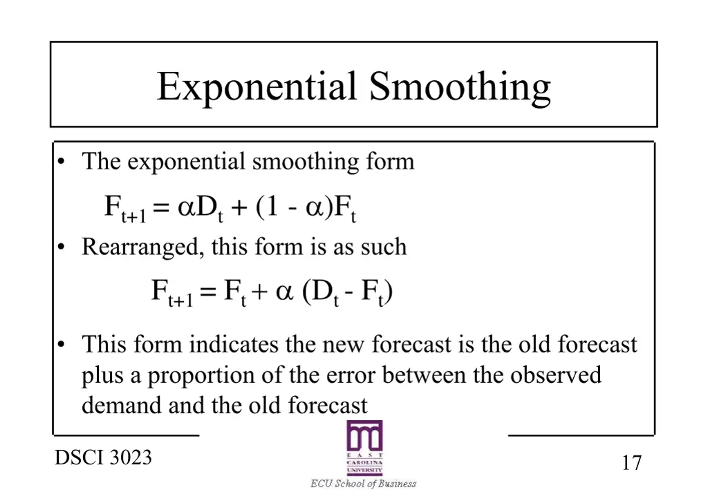 exponential smoothing 3