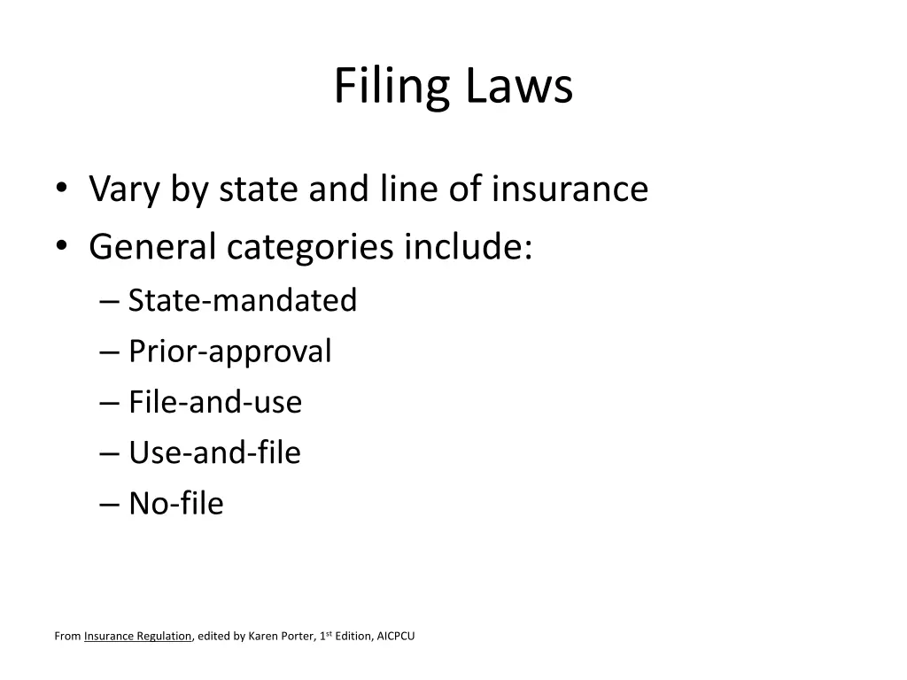 filing laws