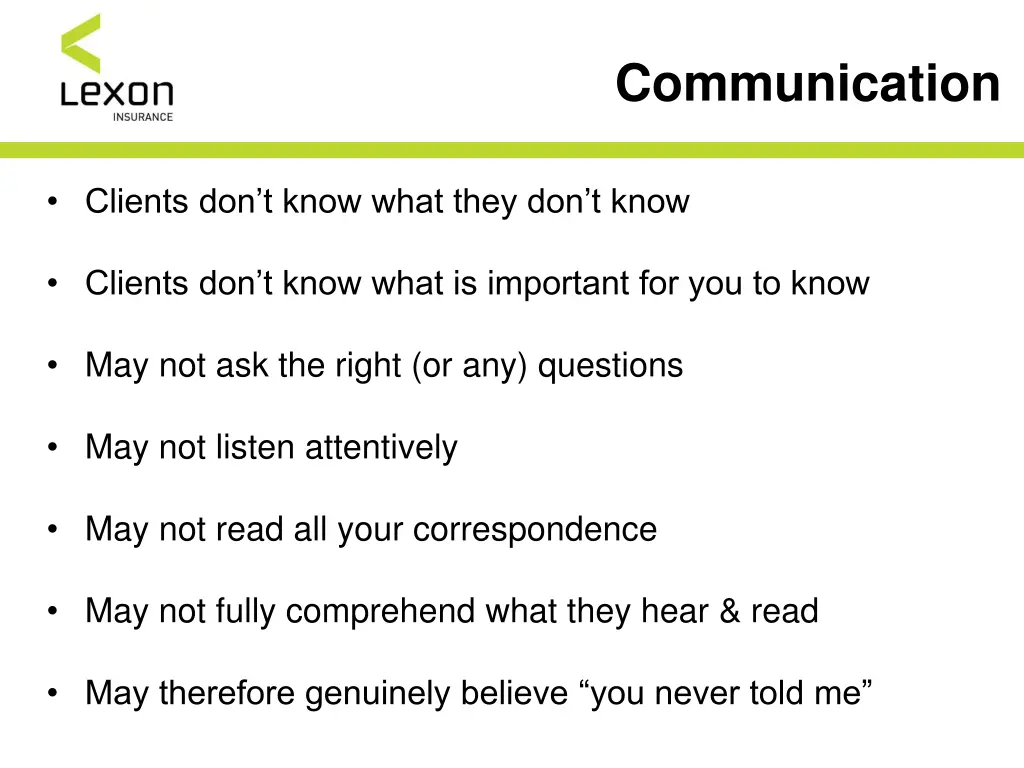 communication