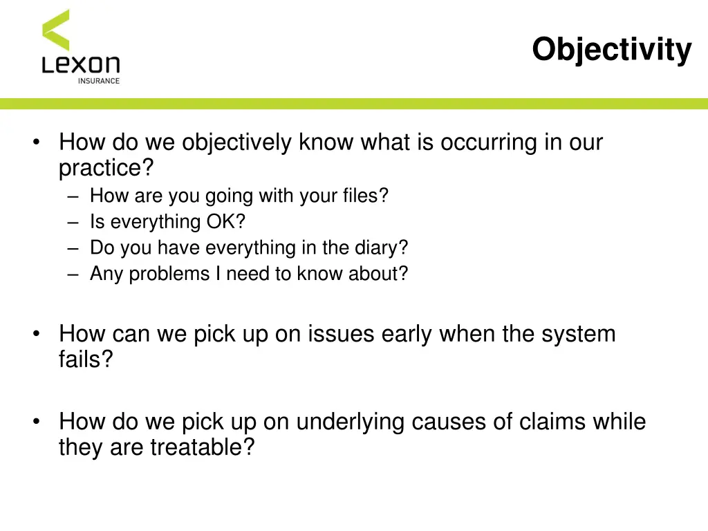 objectivity