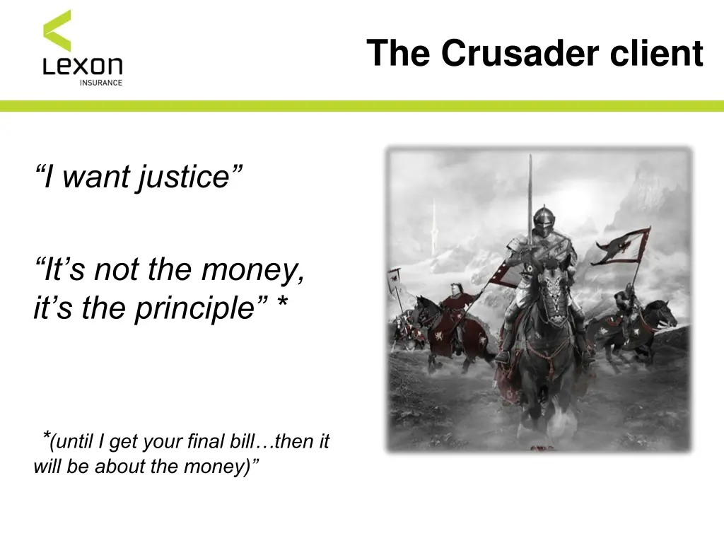 the crusader client
