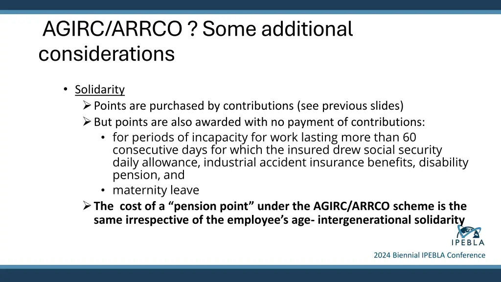 agirc arrco some additional considerations