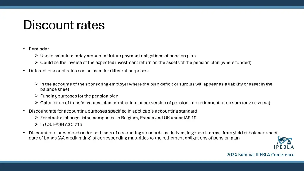 discount rates
