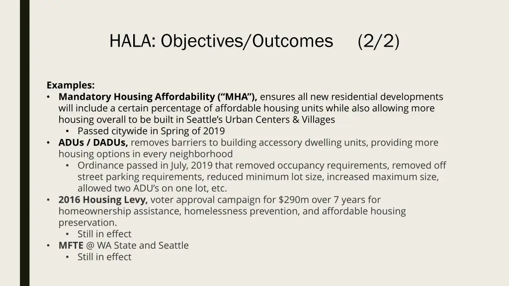 hala objectives outcomes 2 2