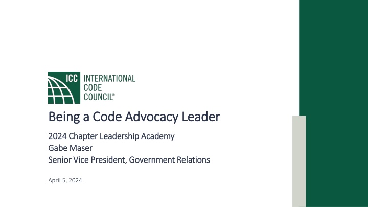 being a code advocacy leader being a code