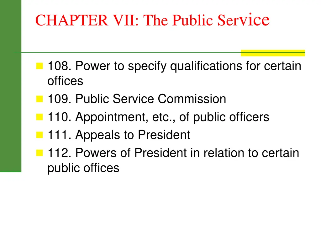 chapter vii the public ser vice