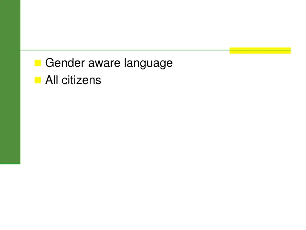 gender aware language all citizens