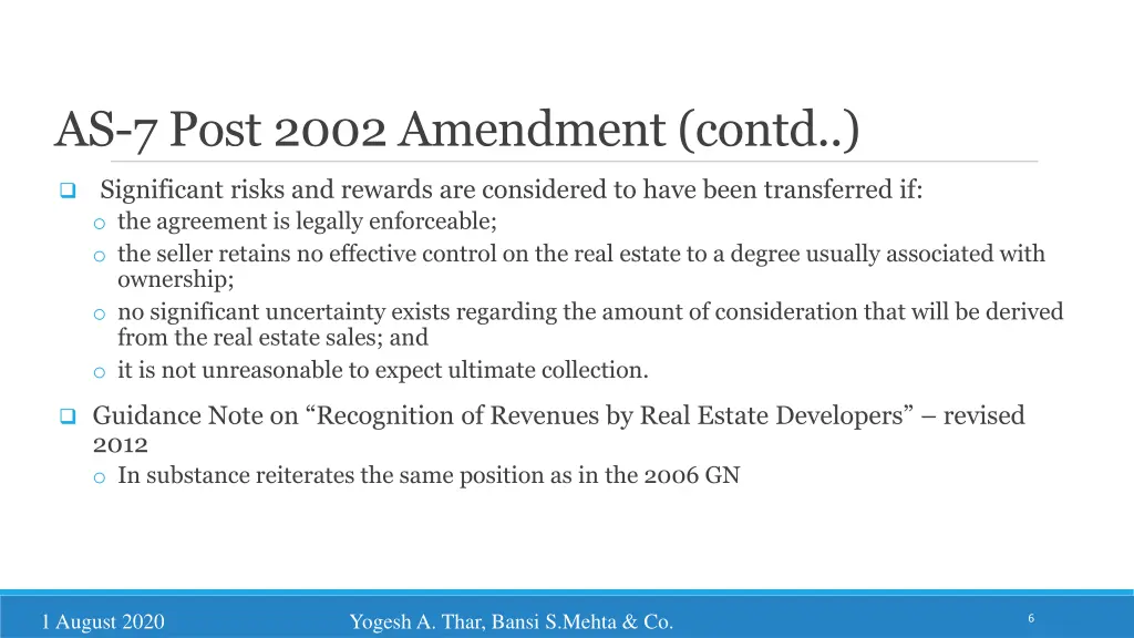 as 7 post 2002 amendment contd