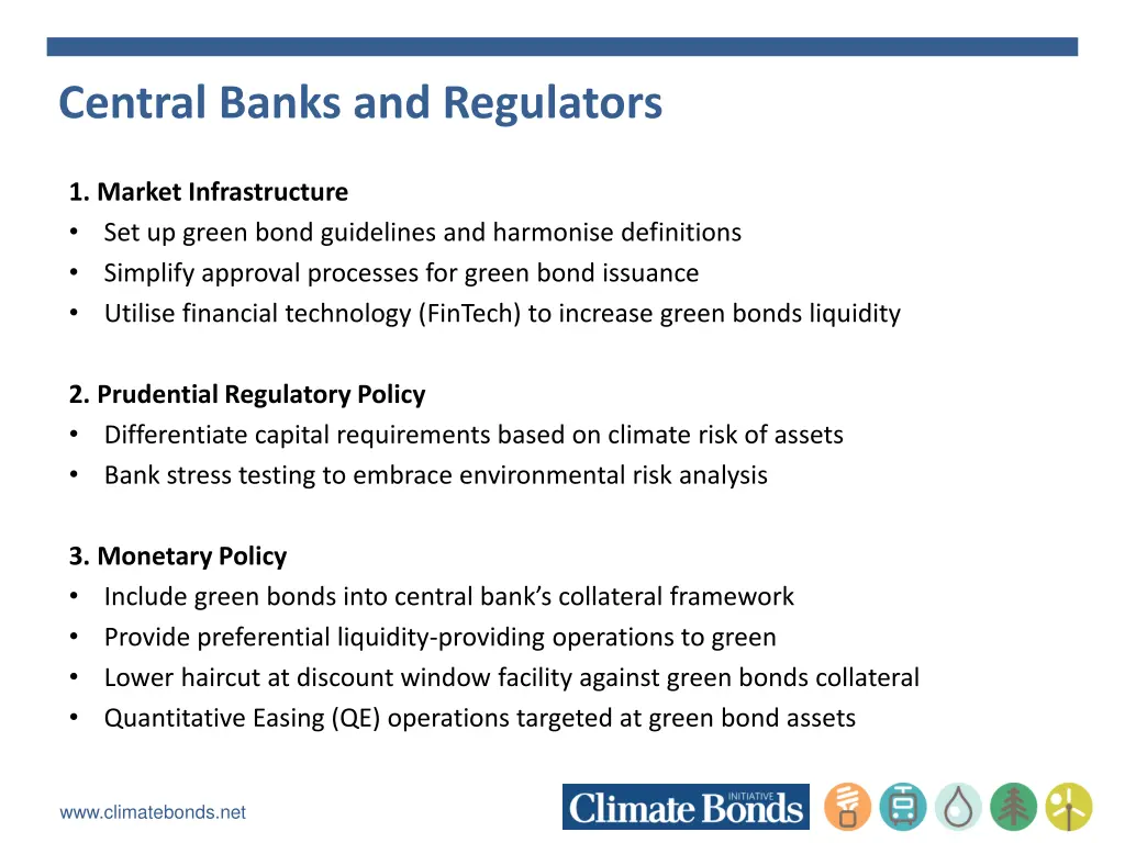 central banks and regulators