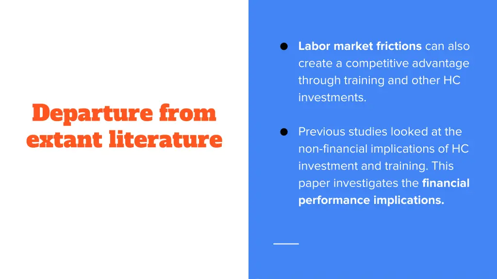 labor market frictions can also create