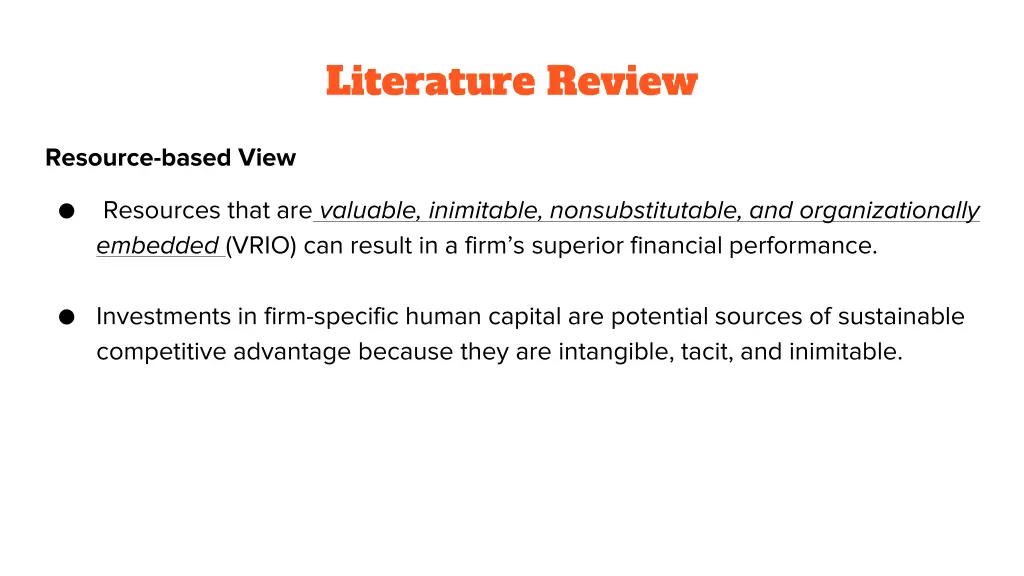 literature review