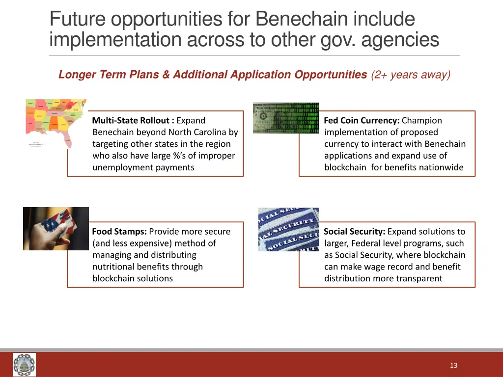 future opportunities for benechain include