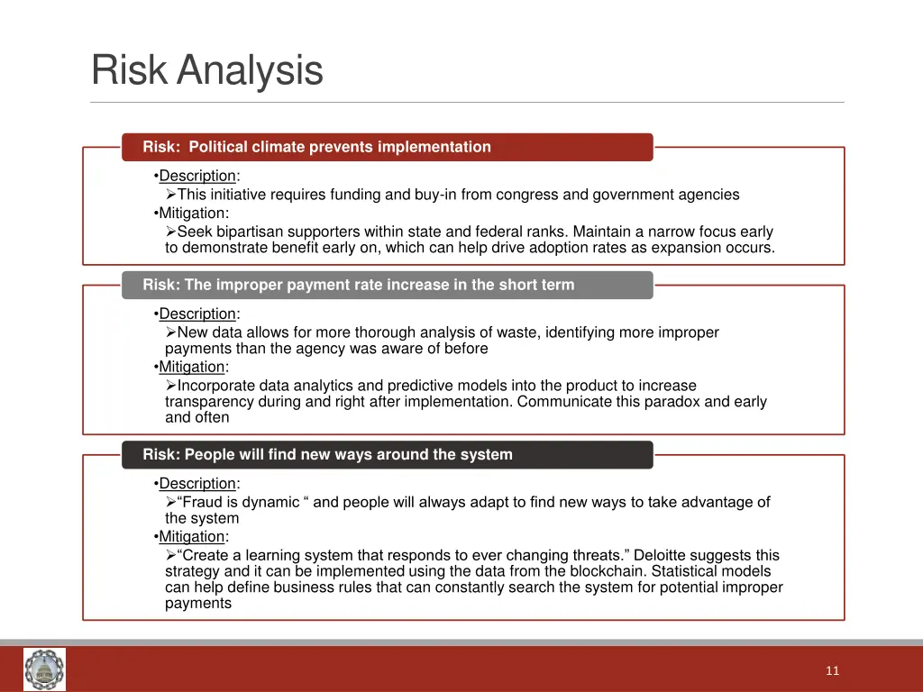 risk analysis