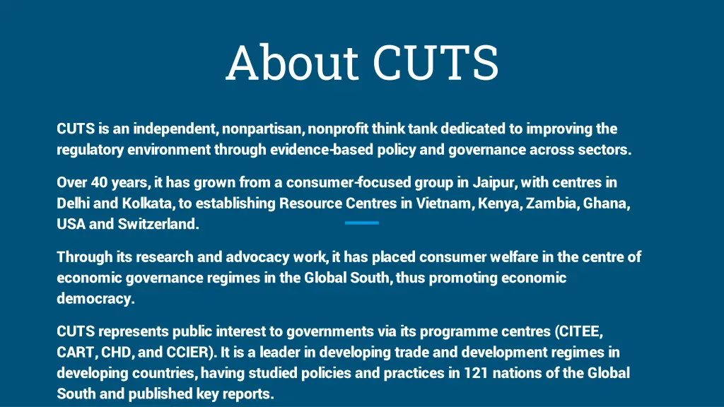 about cuts