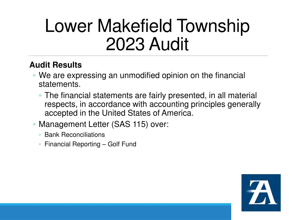 lower makefield township 2023 audit