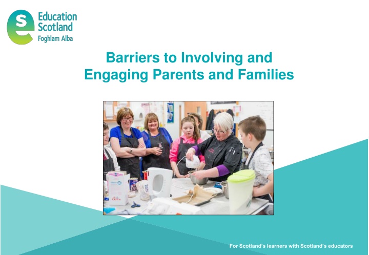 barriers to involving and engaging parents