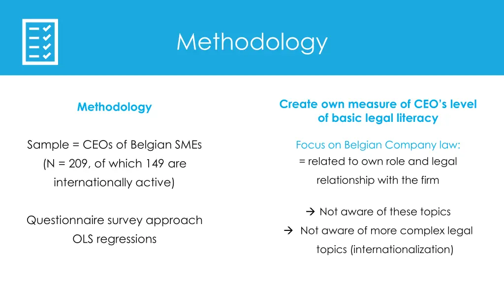 methodology