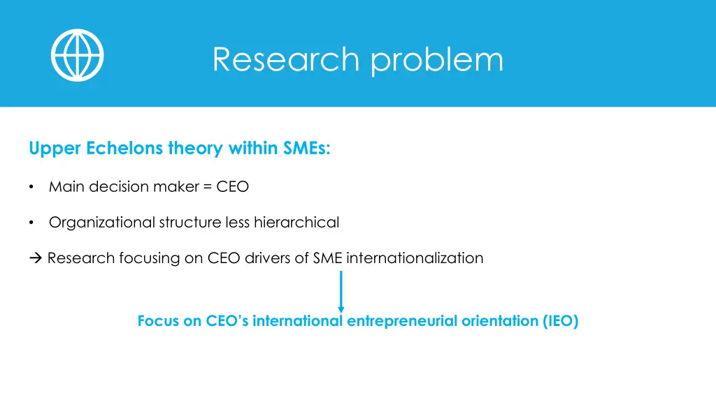 research problem