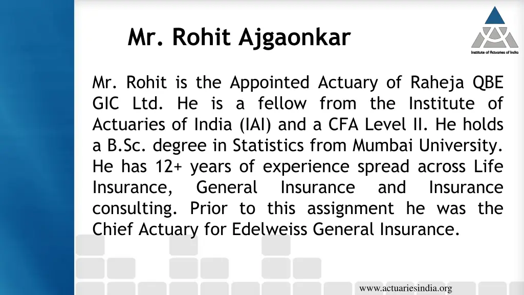 mr rohit ajgaonkar