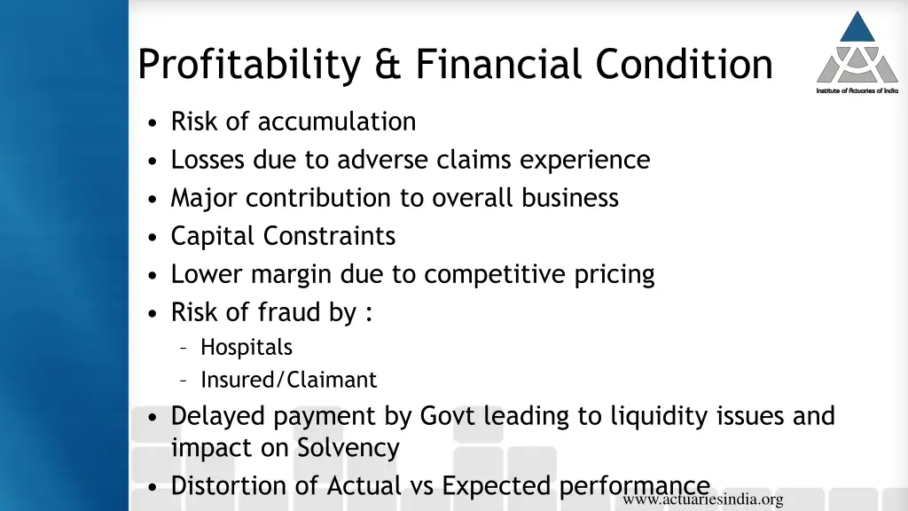 profitability financial condition