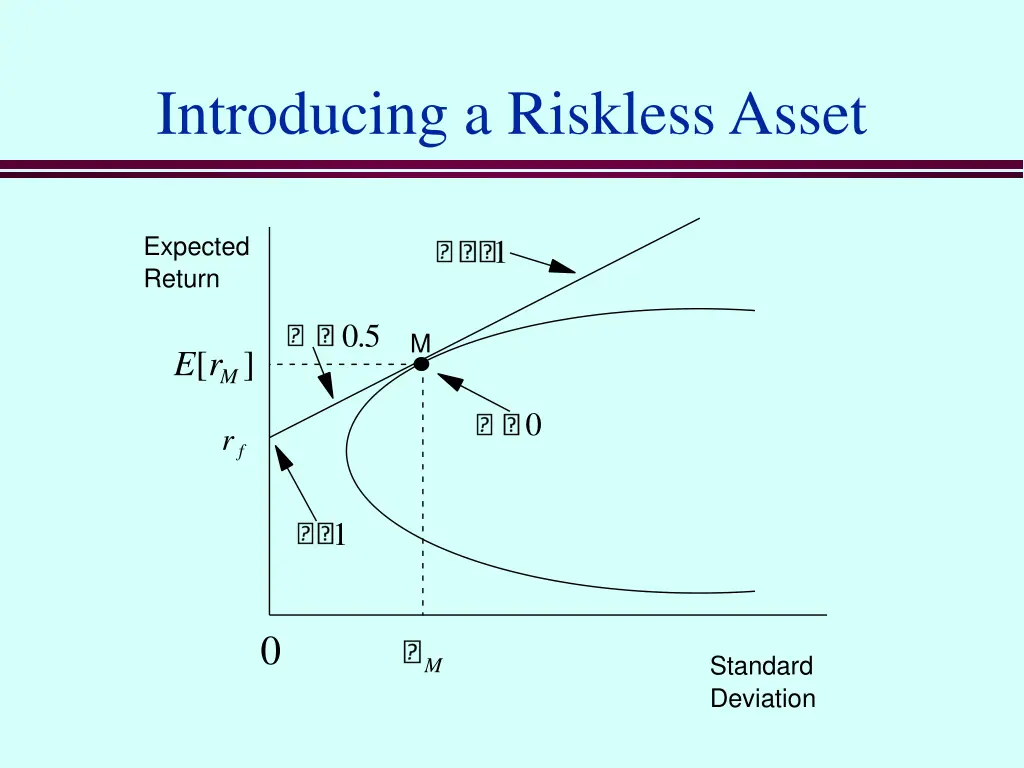 introducing a riskless asset