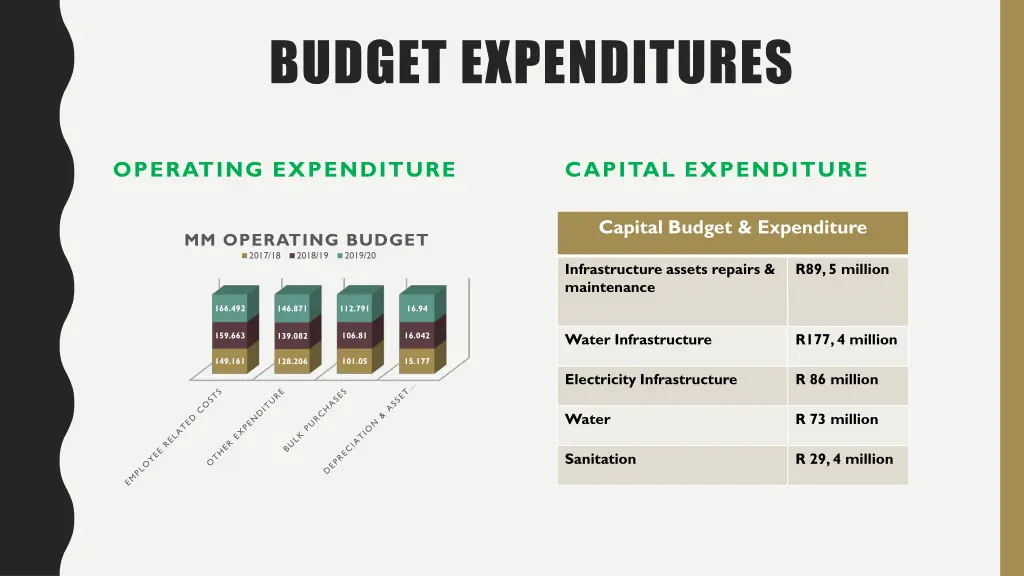 budget expenditures