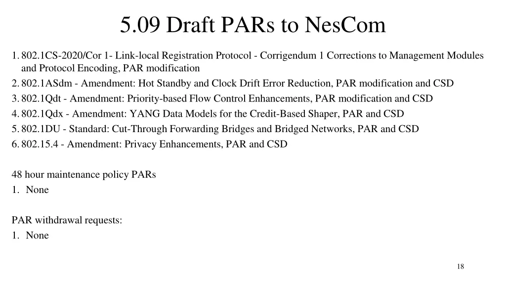 5 09 draft pars to nescom