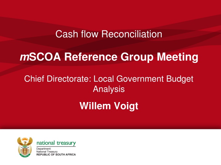 cash flow reconciliation