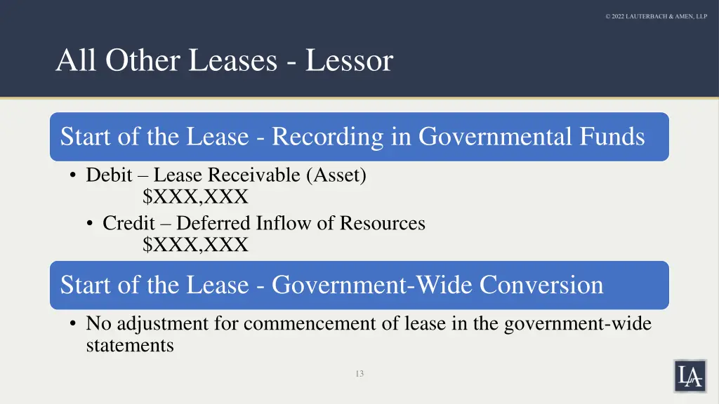 all other leases lessor