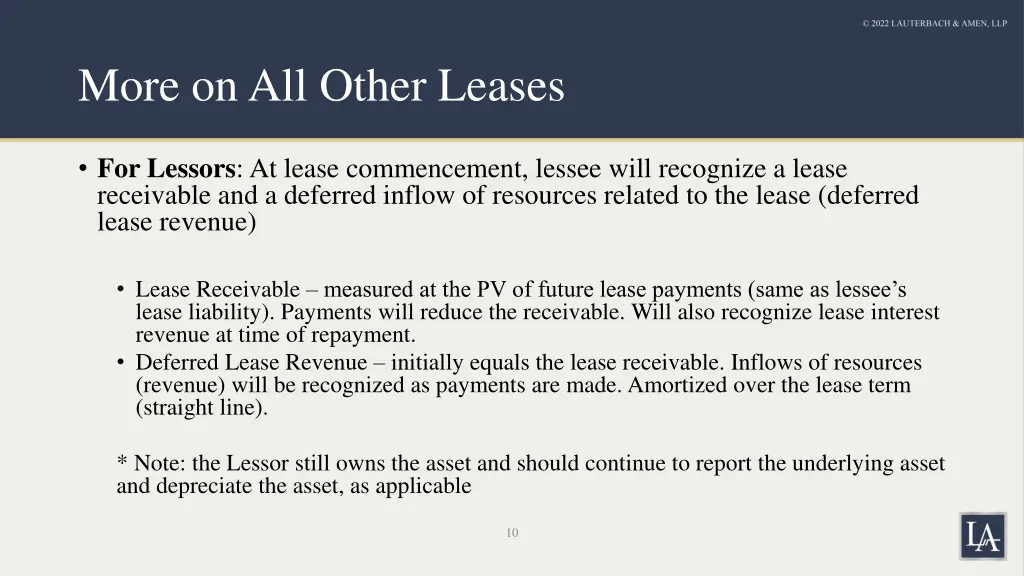 more on all other leases 1