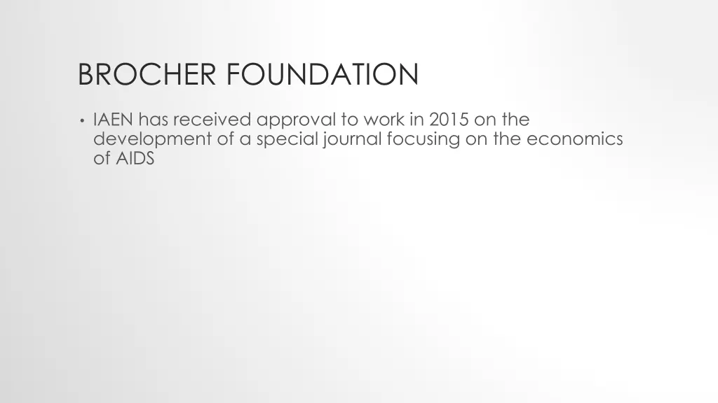brocher foundation