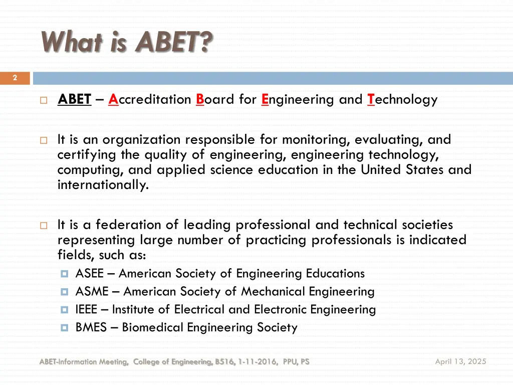what is abet