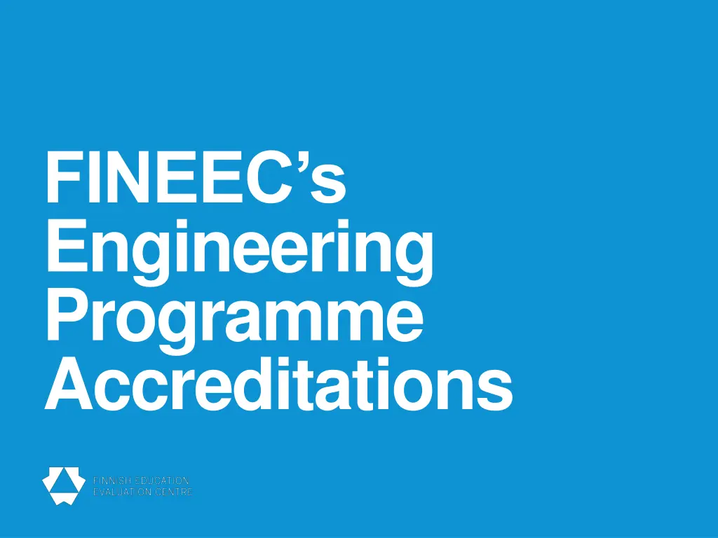 fineec s engineering programme accreditations